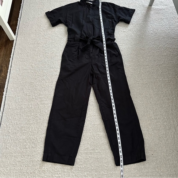 Everlane fatigue belted short sleeve crop jump suit organic cotton - Picture 7 of 12